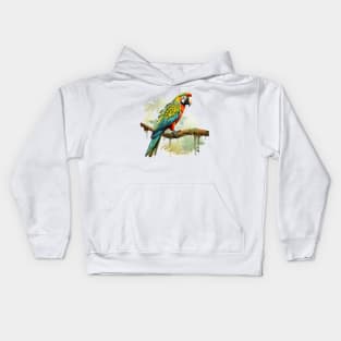 Military Macaw Kids Hoodie